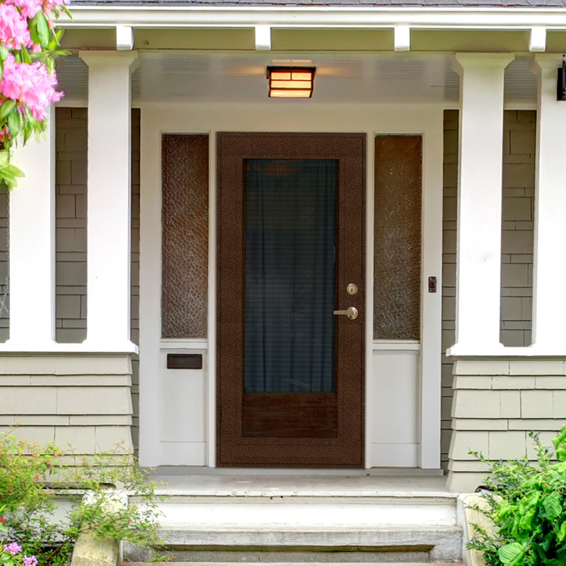 Titan Security Doors Full View Surface Mount Aluminum Security Door